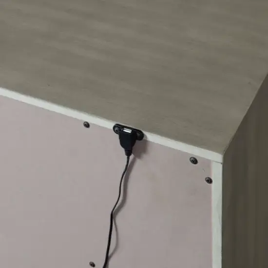 Cosmo Nightstand with USB Gray - Picket House Furnishings image {4}