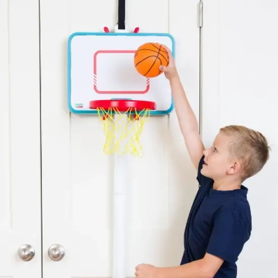 Chuckle & Roar Grow-with-You Toy Basketball Set image {4}