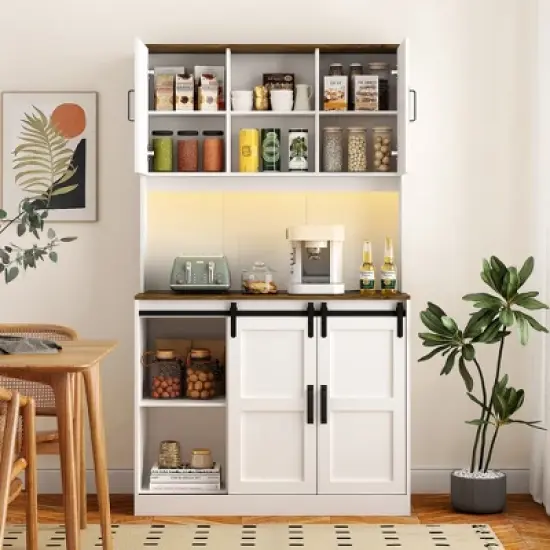 Bella Depot 72''H Kitchen Pantry Cabinet image {2}