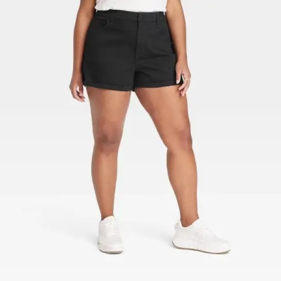 Women's High-Rise Midi Jean Shorts - Universal Thread&trade; image {3}