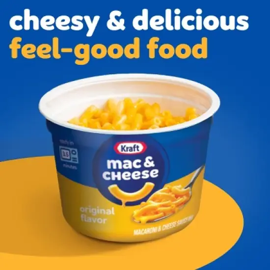 Kraft Original Mac and Cheese Cups Easy Microwavable Dinner image {6}