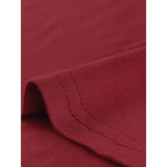 Allegra K Women's Lounge Dress Pajamas Soft Long Sleeve Mini Sleepwear Nightgown image {5}