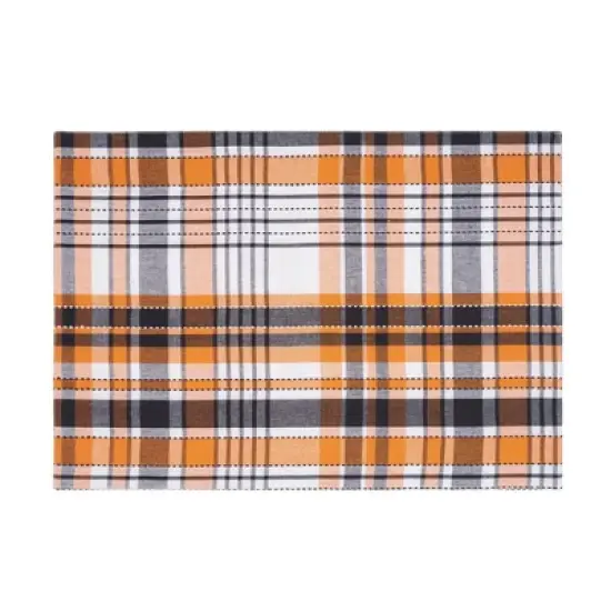 C&F Home Zelda Plaid Placemats Set of 6, 13" x 19" image {1}