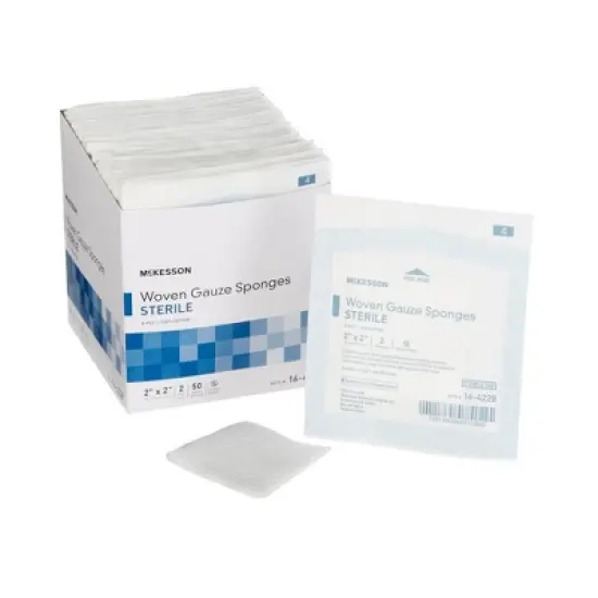 McKesson Woven Gauze Sponges, Sterile, 8-Ply image {8}