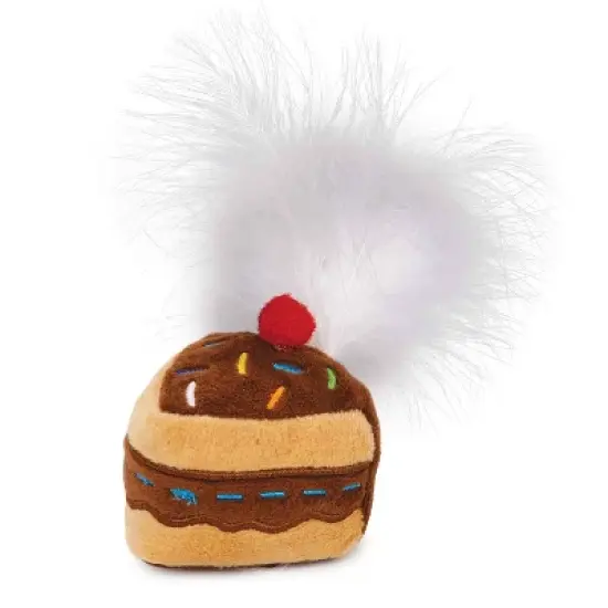 Zanies Kitty Krinkle Cakes with Feather - 4" image {1}
