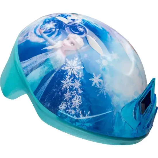 Frozen 3D Tiara Cycling Toddler Kids' Bike Helmet - Blue image {6}
