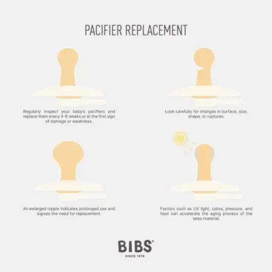 Bibs Try-It Colour Latex Pacifier - 3pk image {5}