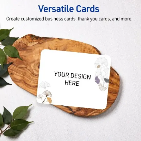 Avery Rounded Corner Postcards, Floral Design, 4.75" x 5.5", 20ct image {5}