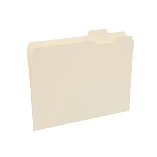 Staples Manila File Folders Letter 5 Tab Assorted Position 100/Box 116699 image {4}