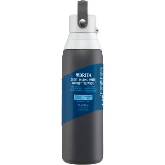 Brita 20oz Premium Double-Wall Stainless Steel Insulated Filtered Water Bottle image {4}