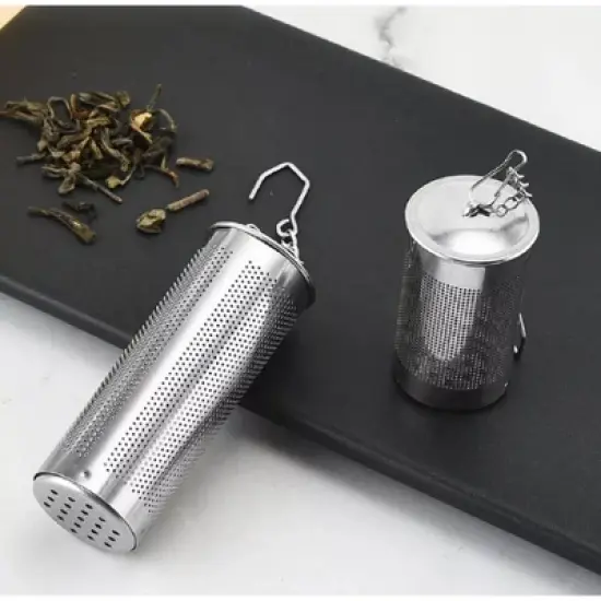Kitcheniva Stainless Steel Tea Infuser Strainer Set 2 Pcs image {1}