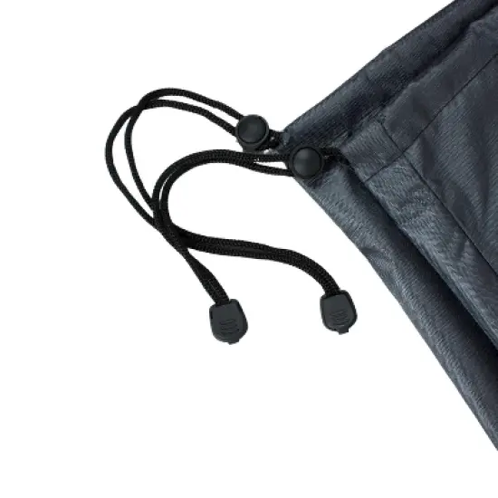 Summerset Shield Gold 2-Layer Polyester Fabric Outdoor Fire Table Square Cover - 44x44", Charcoal Grey image {3}