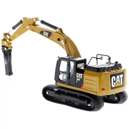 CAT Caterpillar 320F L Hydraulic Tracked Excavator with 5 Work Tools "Play & Collect!" 1/64 Diecast Model by Diecast Masters image {2}