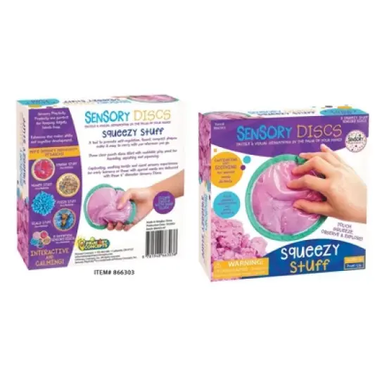 Sensory Playtivity Squeezy Stuff Sensory Discs 3-Pack image {2}
