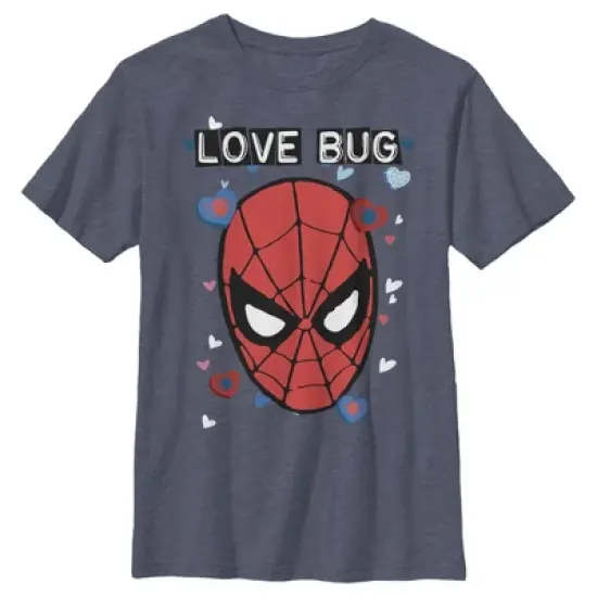 Boy's Marvel Spider-Man Candy Heart Love Bug T-Shirt image {3}