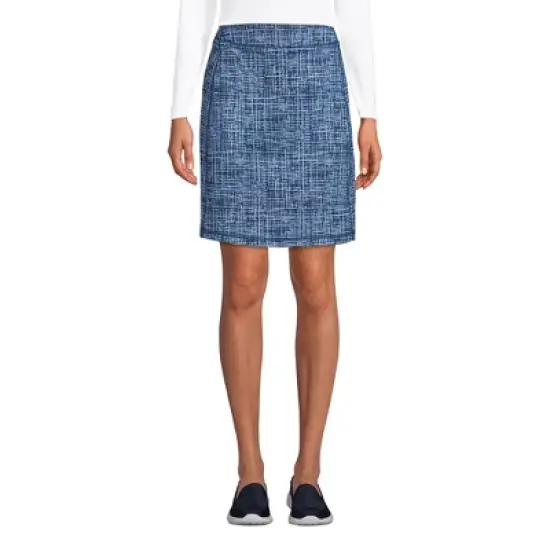 Lands' End Women's Tall Active Knit Skort image {6}