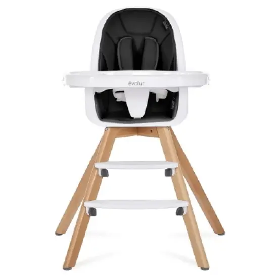 Evolur Zoodle 2 in 1 Baby High Chair, Easy to Clean, Removable Tray, Compact and Portable Convertible High Chair for Babies and Toddlers image {13}