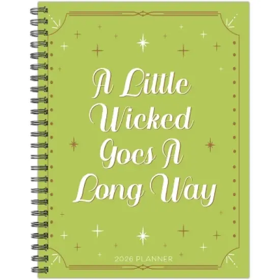 Willow Creek Press 6.5"x 8.5" Weekly/Monthly 'A Little Wicked' Softcover Planner image {6}