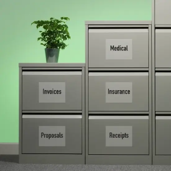 Avery Shipping Labels, 8.5" x 11", Matte Clear Labels, Permanent, Laser/Inkjet, 10 Printable Labels (22512) image {2}