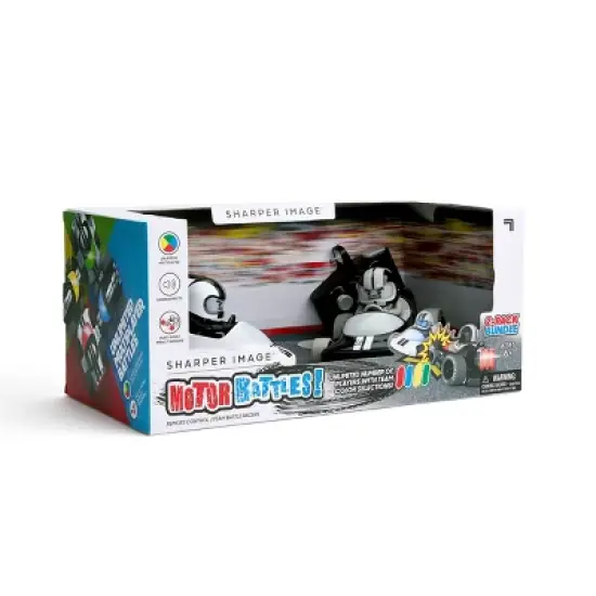 Sharper Image RC Motor Battles Team Battle Racers: Plastic Battery-Powered Remote Control Vehicles, 4 Pieces image {6}