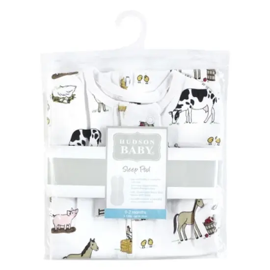 Hudson Baby Sleep Pod, Farm, 0-2 Months image {1}