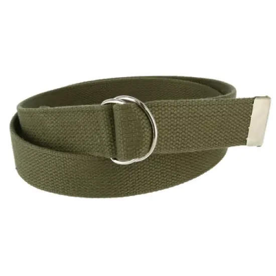 CTM Cotton Web Belt with D Ring Buckle image {3}