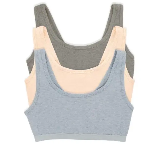 Felina Women's Organic Cotton Bralette 3 Pack | Super Soft & From Plant-Based Dyes image {6}