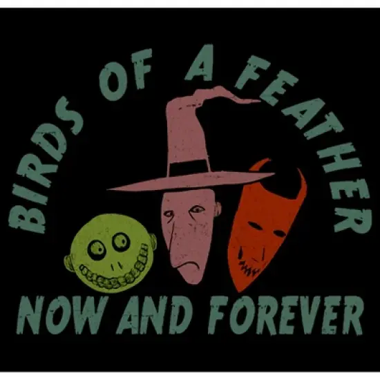 Junior's The Nightmare Before Christmas Birds of a Feather Now and Forever T-Shirt image {1}