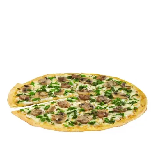 Bellatoria Ultra Thin Crust Roasted Mushroom N' Spinach Frozen Pizza - 11.81oz image {2}