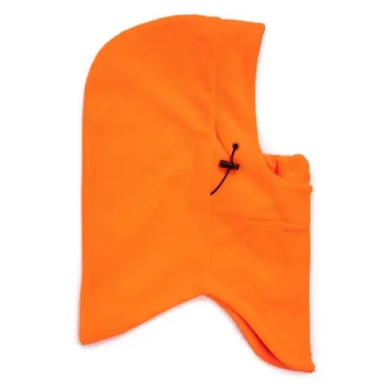 MUK LUKS Quietwear Men's Long Fleece Hood, Blaze, One Size Fits Most image {1}