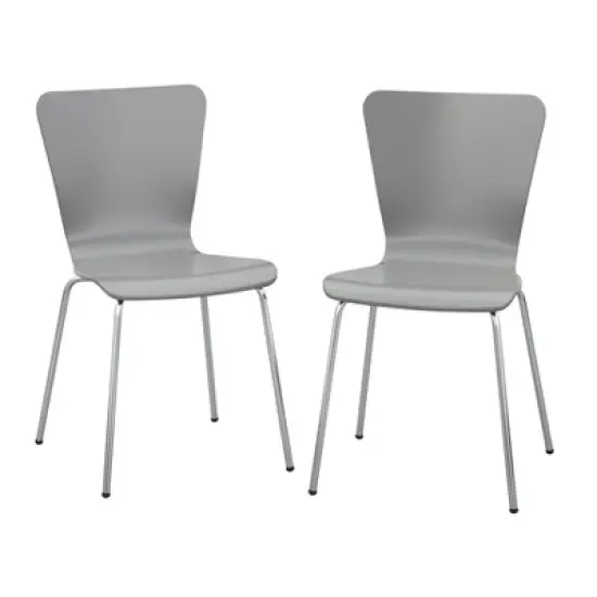Set of 2 Pisa Modern Bentwood Dining Chairs - Buylateral image {4}