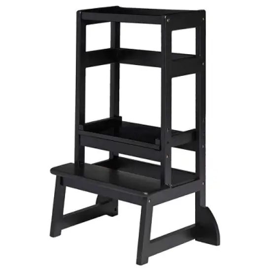 SDADI LT05N Mother's Helper Adjustable Height Kitchen Step Stool, Children Kids Toddlers Counter Level Learning Stool for Kitchen & Bathroom image {7}