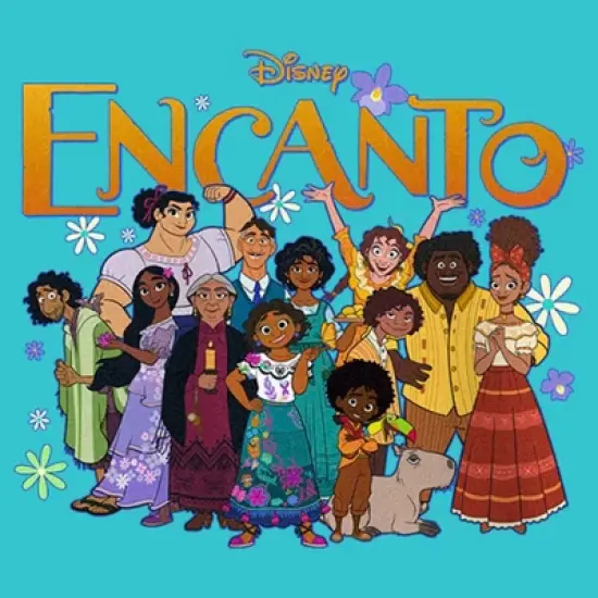 Girl's Encanto Family Portrait T-Shirt image {1}