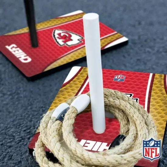 NFL Kansas City Chiefs Solid Wood Quoits Toss Game image {7}