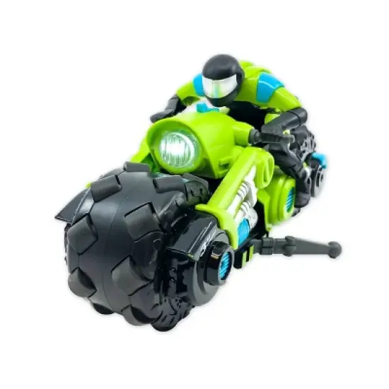 Flipo Hurricane Drifter Remote Control Stunt Drift Bike Motorcycle Racing Vehicle With Riding Figure image {2}