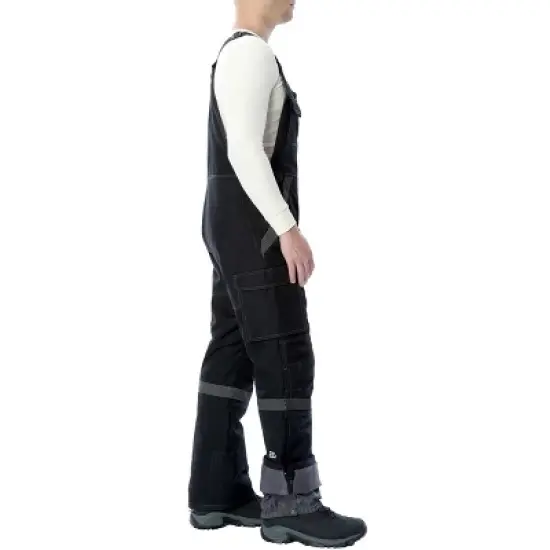 Arctix Men's Tundra Ballistic Bib Overalls With Added Visibility in Black image {6}