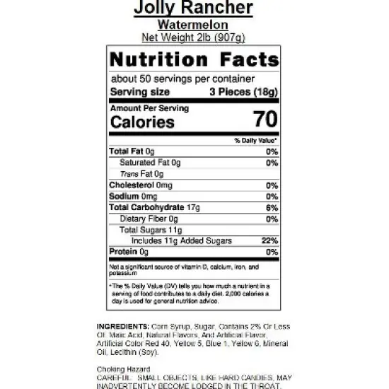 Jolly Rancher Hard Candy Bulk - Watermelon image {3}