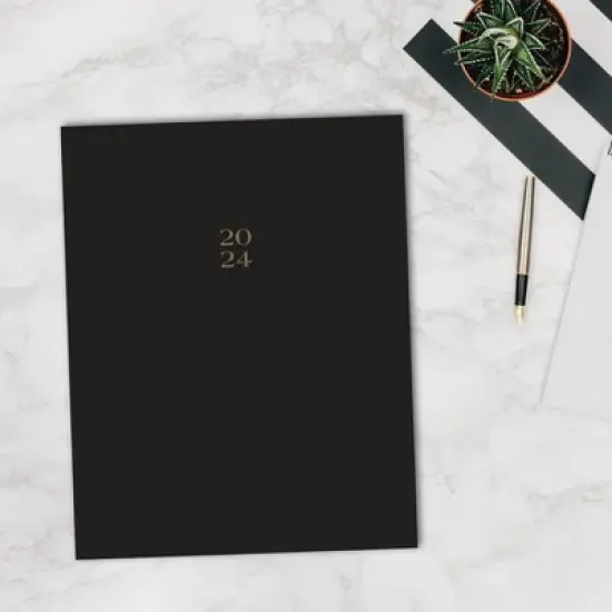 Willow Creek Press 2024 Monthly Planner 9.5"x7.5" Black image {3}