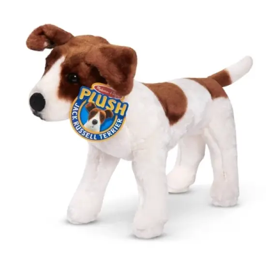 Melissa & Doug Giant Jack Russell Terrier - Lifelike Stuffed Animal Dog (over 12 inches tall) image {2}