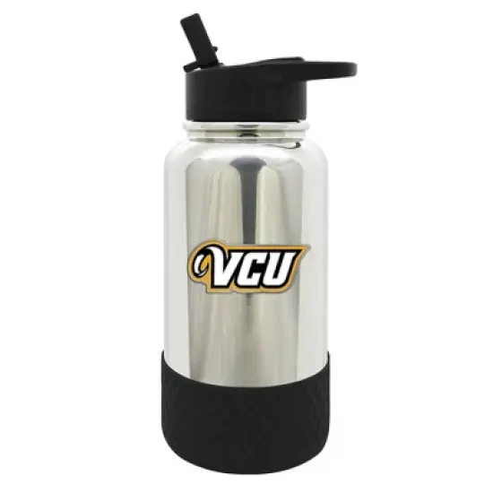 NCAA VCU Rams 32oz Chrome Thirst Hydration Water Bottle image {1}
