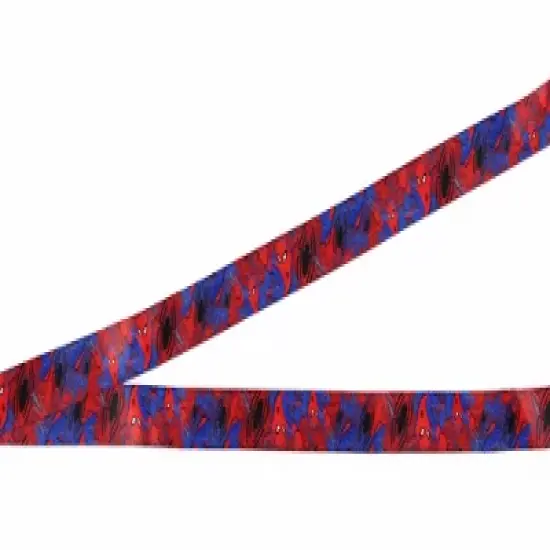 Marvel Spider-Man ID Badge Holder Lanyard w/ Rubber Pendant and Collectible Sticker image {2}