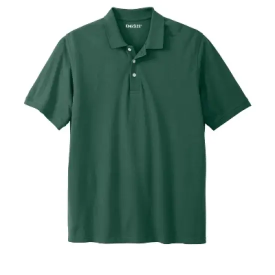 KingSize Men's Big & Tall Shrink-Less&trade; Piqu&eacute; Polo Shirt image {4}