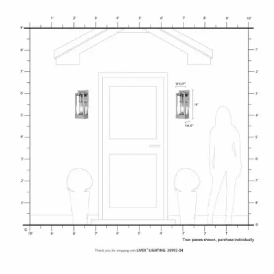 Livex Lighting Delancey 1 - Light Wall Light in  Black image {6}