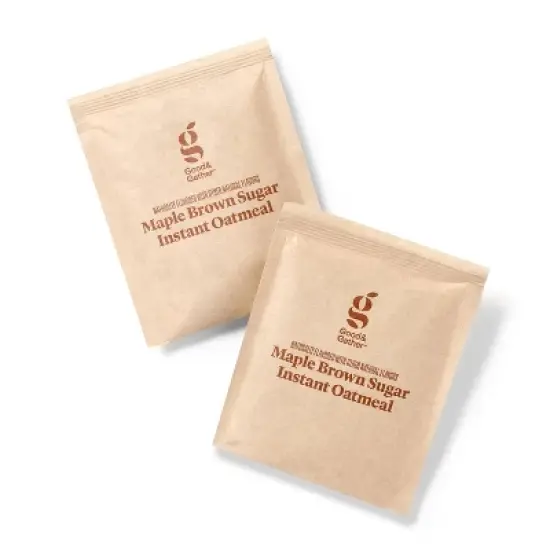 Maple & Brown Sugar Naturally Flavored with Other Natural Flavors Instant Oatmeal - 20ct/30.3oz - Good & Gather&trade; image {2}