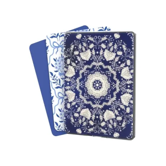 Gems Blue Pattern Inserts for 7" Kindle Paperwhite Gen 12 Case - 3 Pack: Digital Reader Covers image {4}