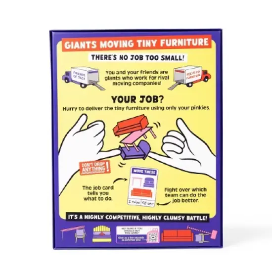 Exploding Kittens Giants Moving Tiny Furniture Game image {1}