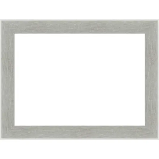 Amanti Art Glam Linen Grey Framed Dry Erase Magnetic Board image {14}