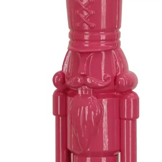 10" Nutcracker Stocking Holder Pink - National Tree Company image {2}