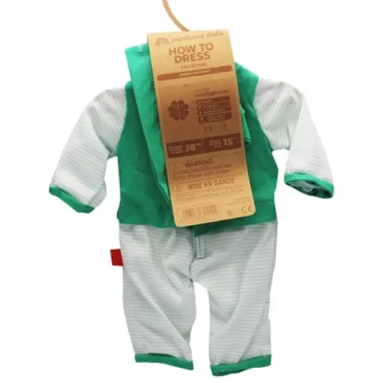 Miniland Educational Doll Clothes, Cold Weather Pajamas, 15" Dolls image {2}