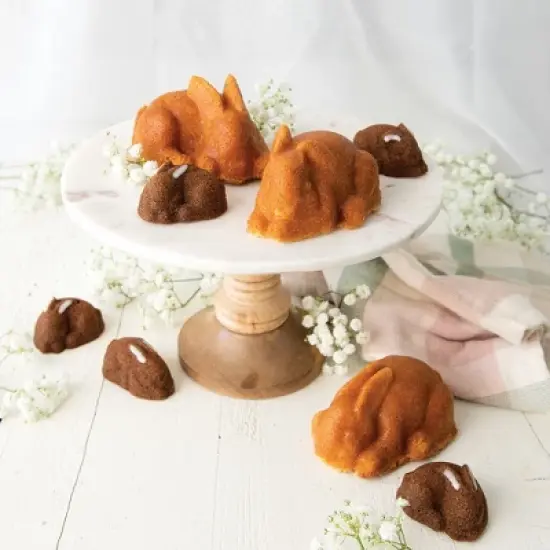 Nordic Ware Baby Bunny Bites Cakelet Pan image {4}